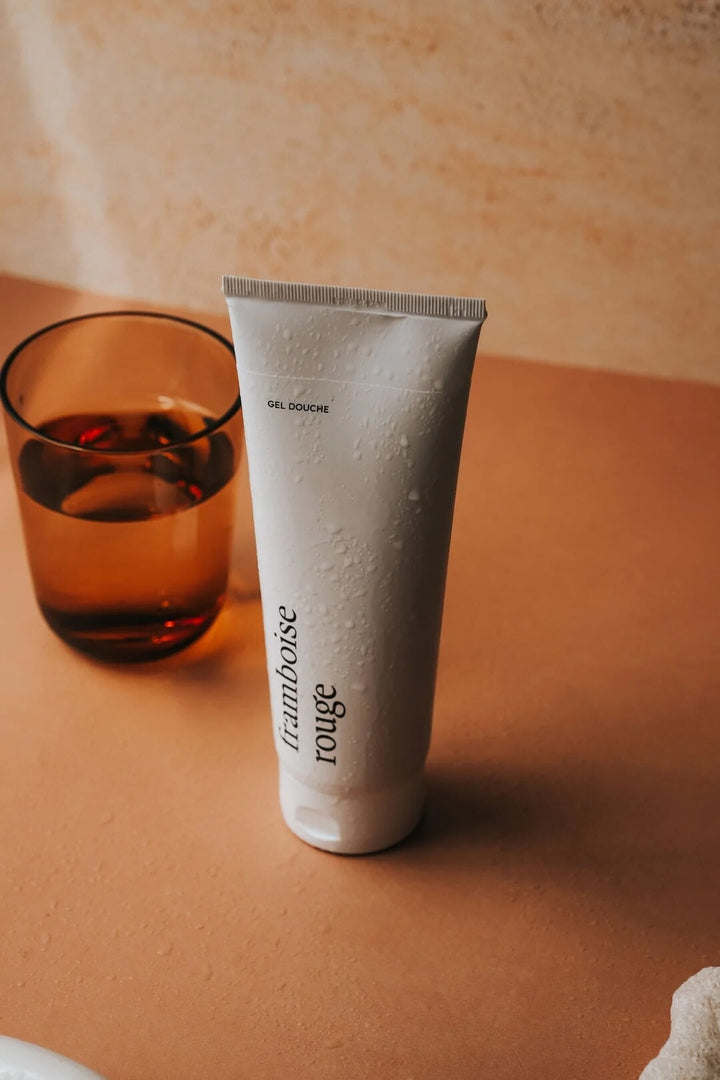 Gel douche Framboise rouge Marée chandelles compagnie québécoise