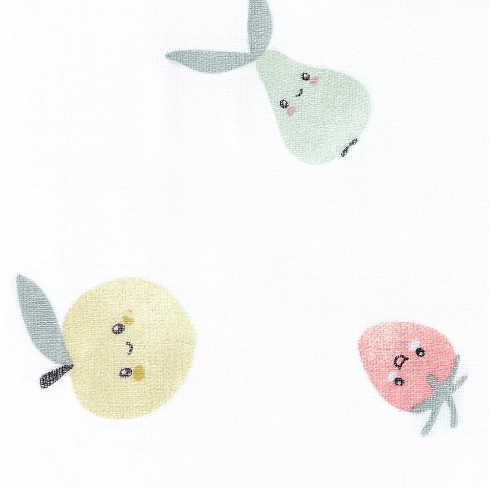 couverture mousseline fruits Perlimpinpin Mlle et Coco accessoire