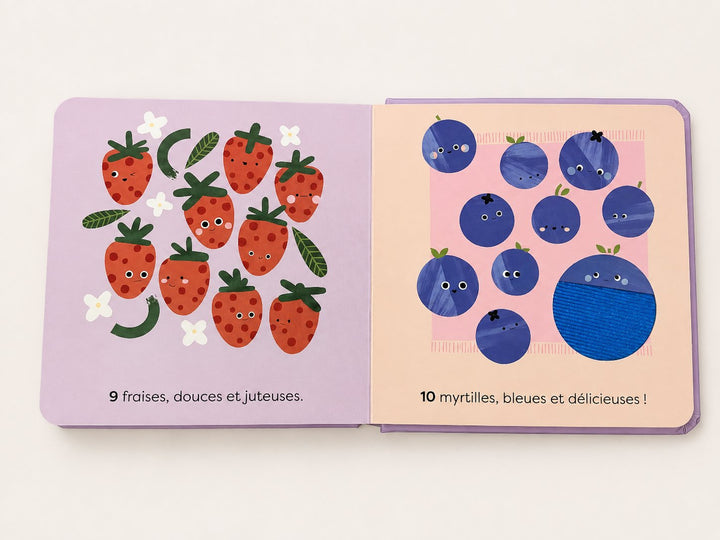 Livre - Touche et découvre: Les fruits et légumes - Kimane