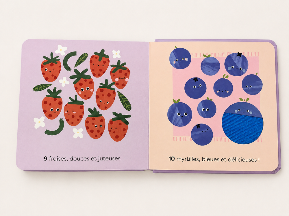 Livre - Touche et découvre: Les fruits et légumes - Kimane