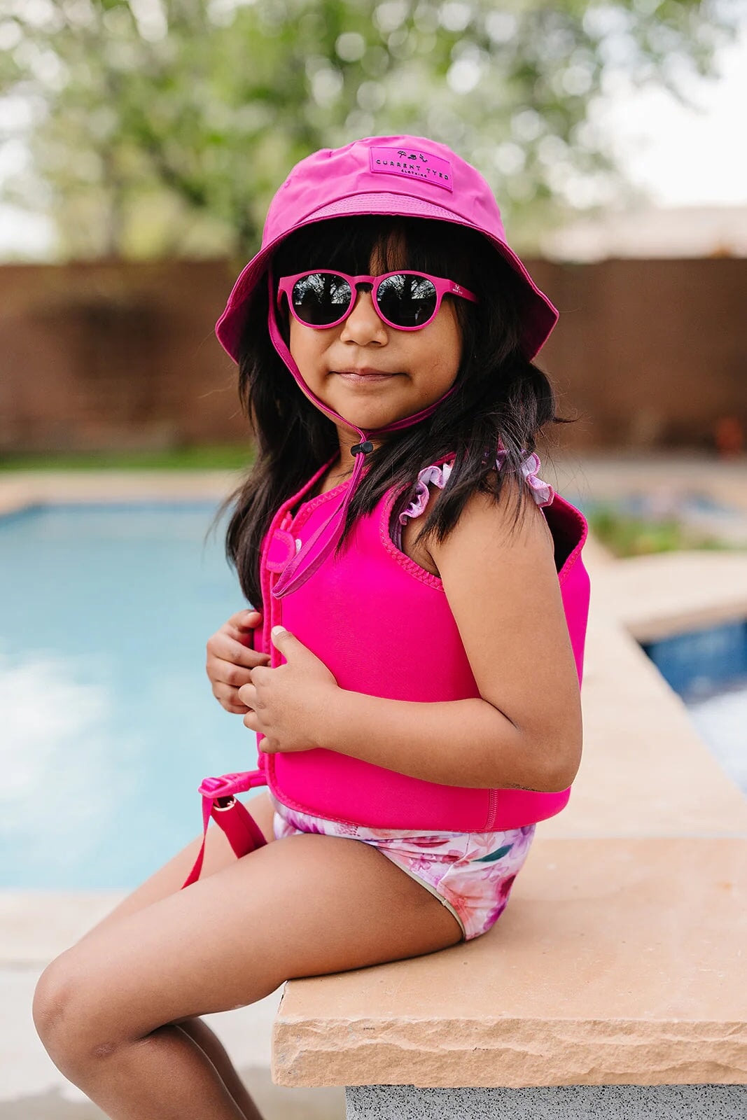 lunette soleil fushia current tyed Mlle et Coco accessoire