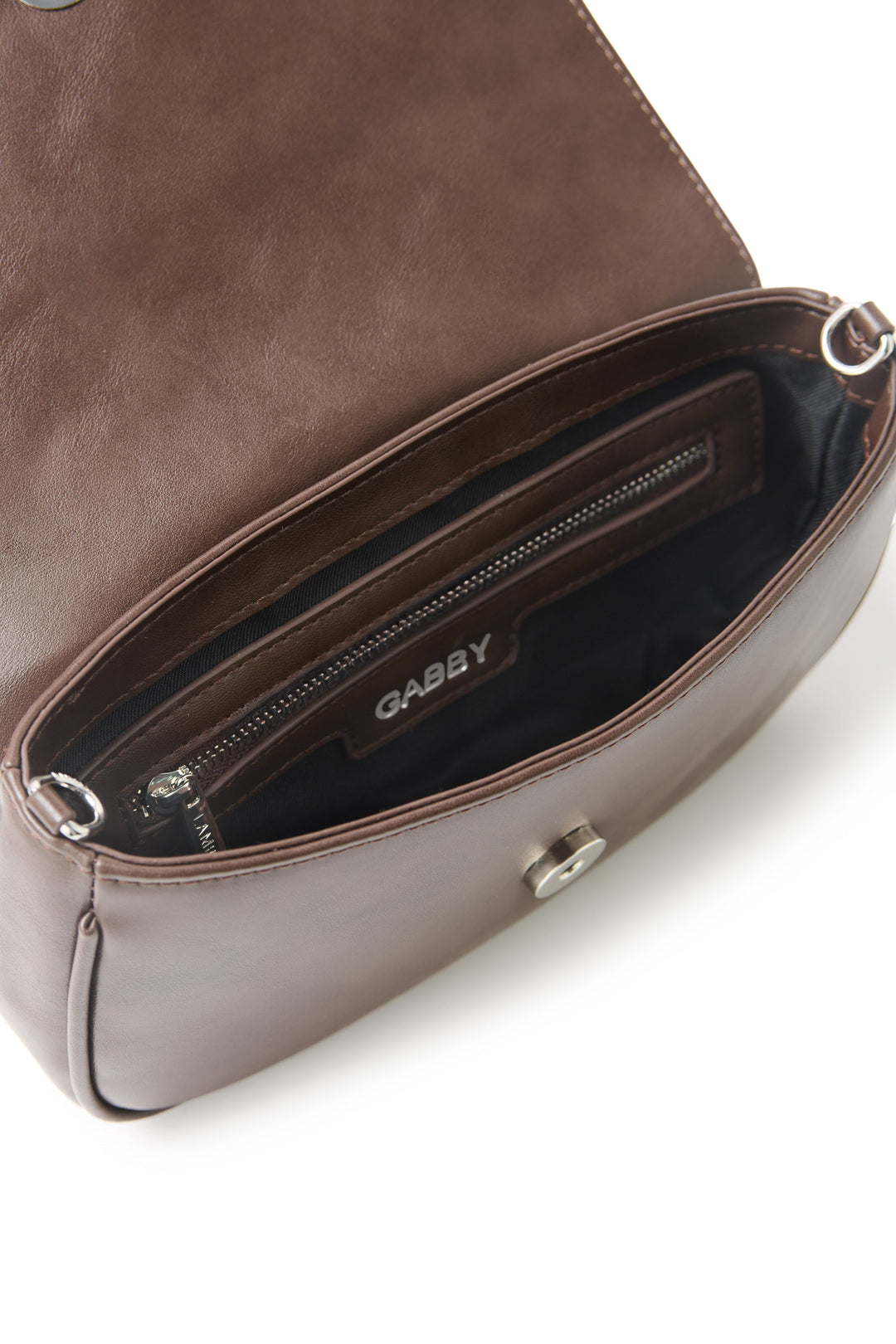 Sac à main en cuir vegan Gabby
chocolat Lambert