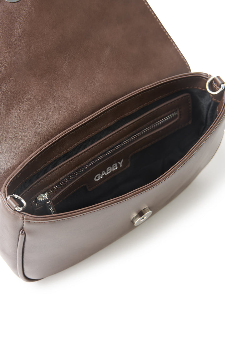 Sac à main en cuir vegan Gabby
chocolat Lambert