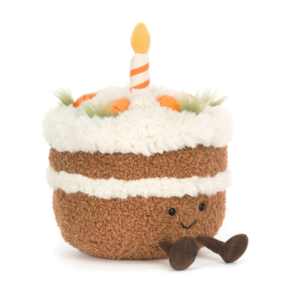 Peluche gâteau aux carottes nourriture Jellycat Mlle et Coco