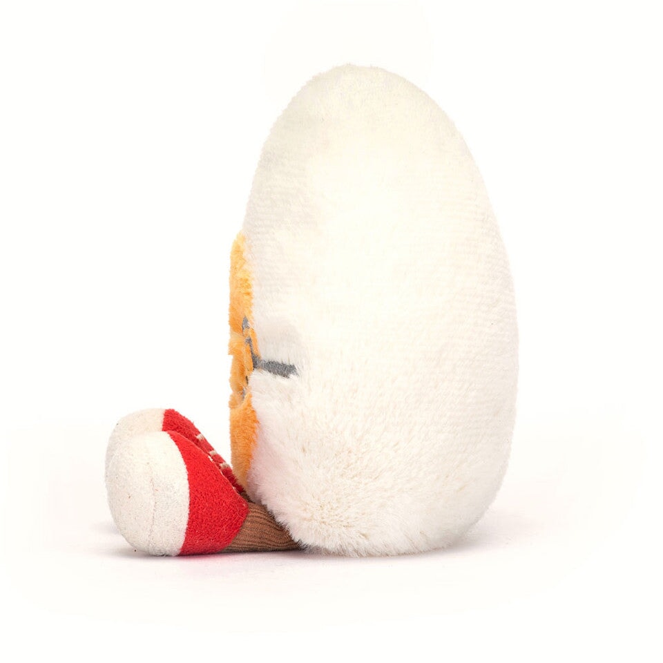 Peluche oeuf à la coque geek 5" Jellycat Mlle et Coco