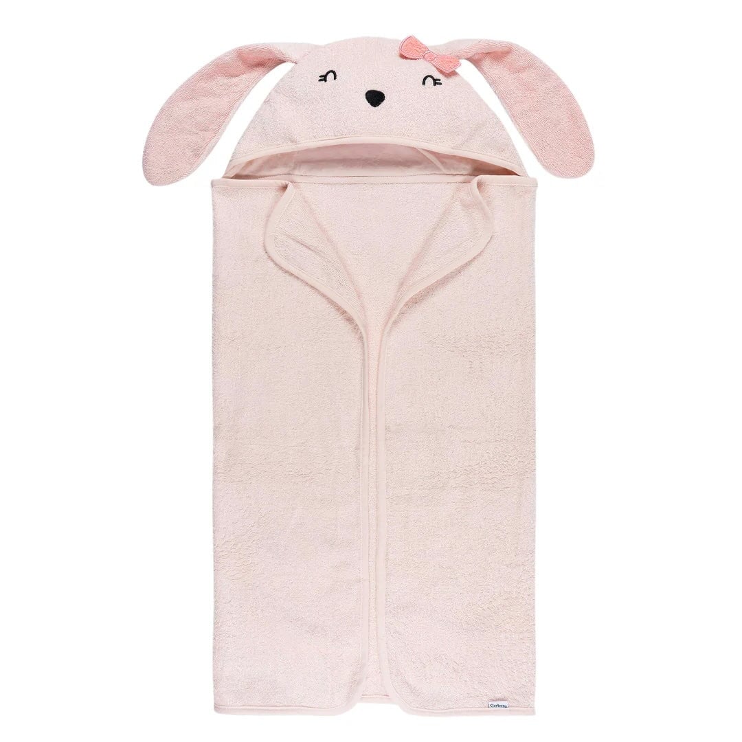 ensemble serviette Gerber lapin rose Mlle et Coco accessoire