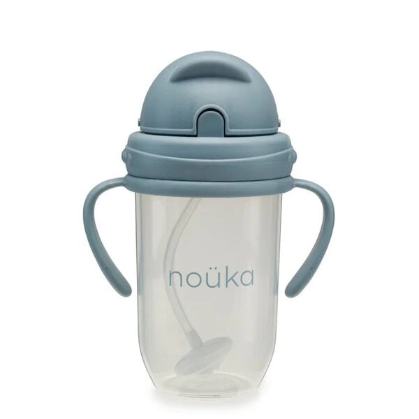gobelet tasse paille wave bleu accessoire enfant Noüka