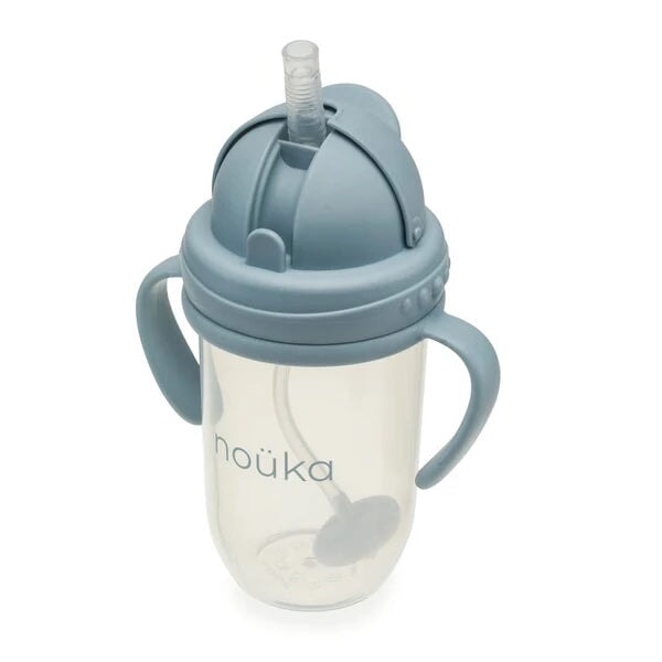 gobelet tasse paille wave bleu accessoire enfant Noüka
