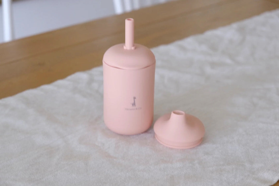 gobelet silicone paille et bec Micasso accessoire cuisine bébé