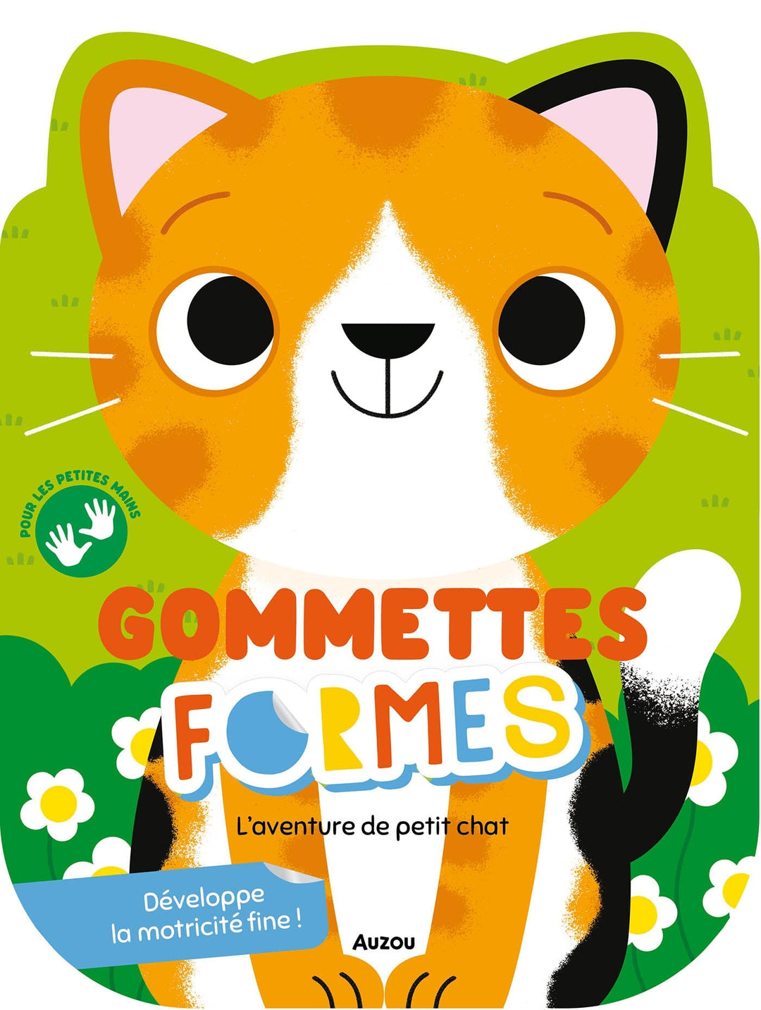 Gommettes formes L'aventure de petit chat Auzou éditions Mlle et Coco