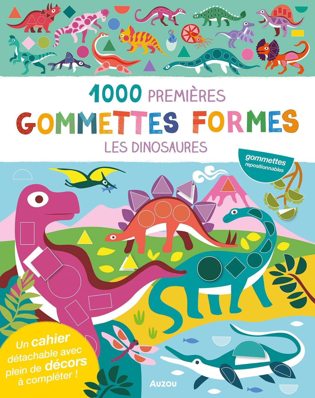 1000 premières gommettes formes les dinosaures activité motricité enfant
