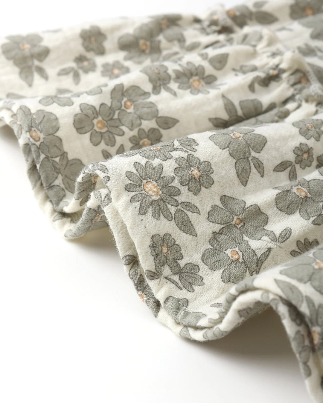 Robe et culotte assortie  Crème floral gris Quincy Mae