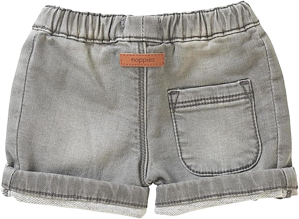 short denim gris pâle Noppies bébé Mlle et Coco