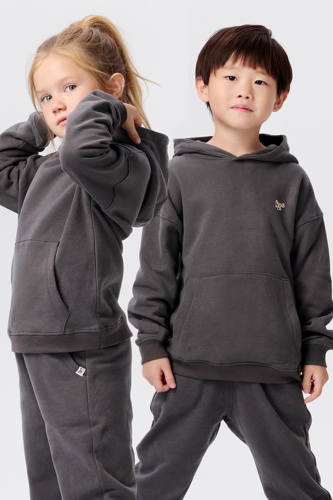 chandail capuchon gris Noppies enfant Mlle et Coco Coton