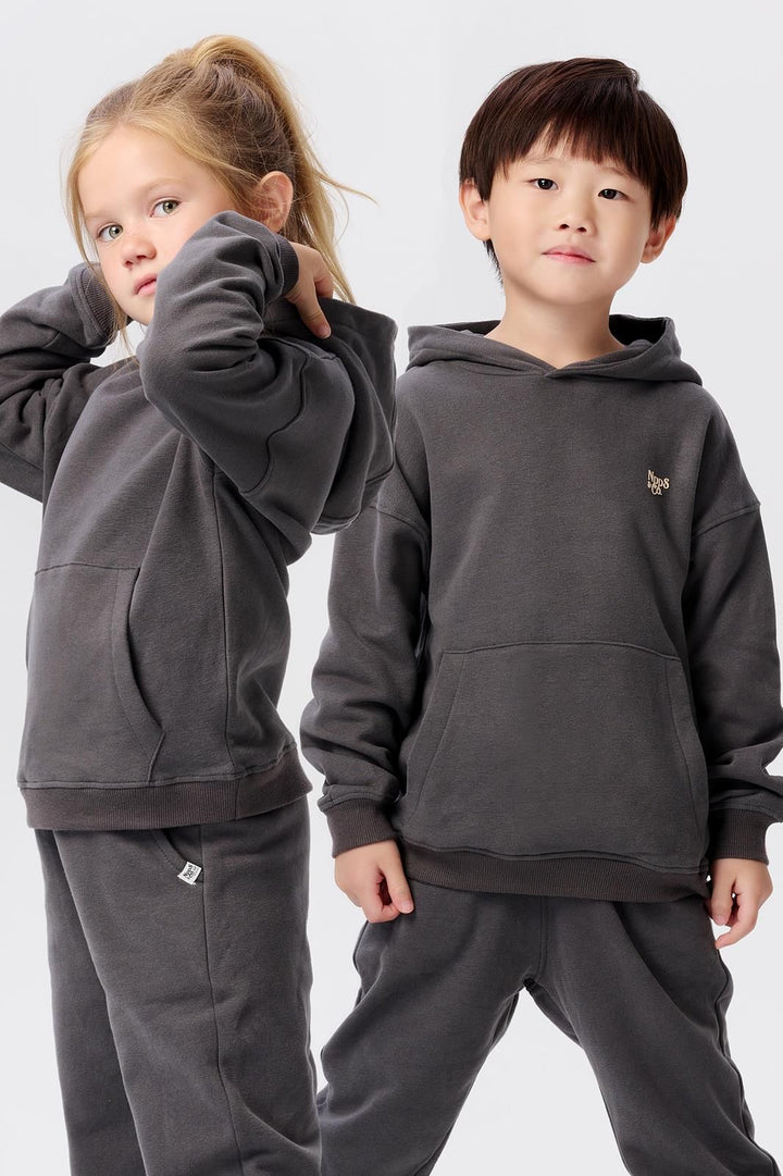 chandail capuchon gris Noppies enfant Mlle et Coco Coton