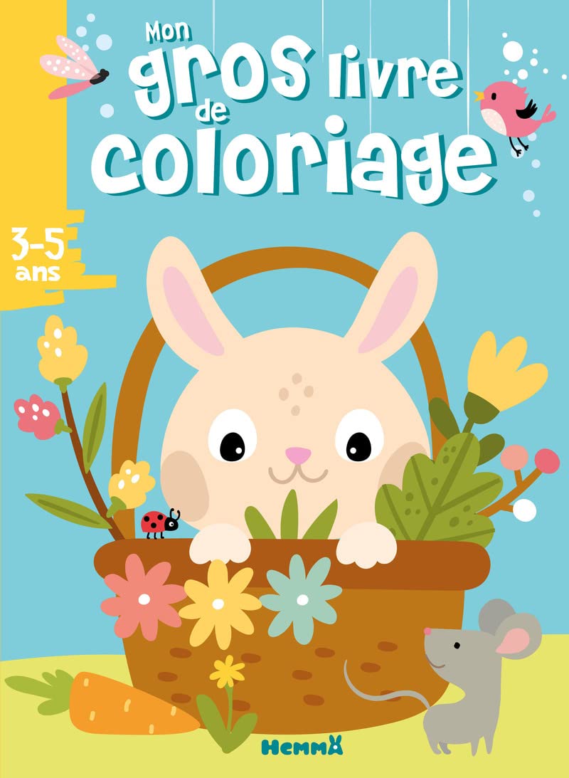 Mon gros livre de coloriage Hemma Mlle et Coco
