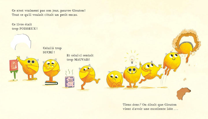 Livre Glouton a encore faim Gründ Québec  Mlle et Coco