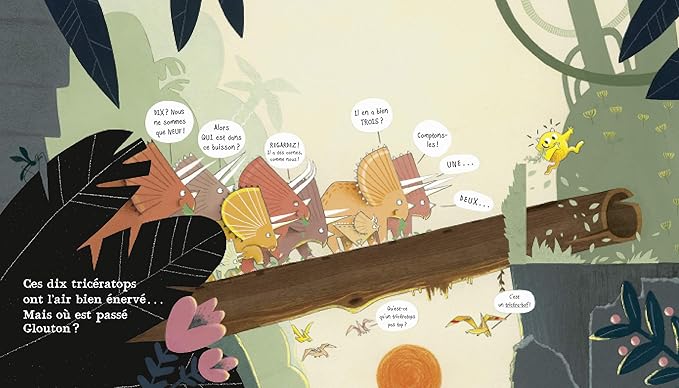 Livre Glouton croqueur de dinod Gründ Québec Mlle et Coco