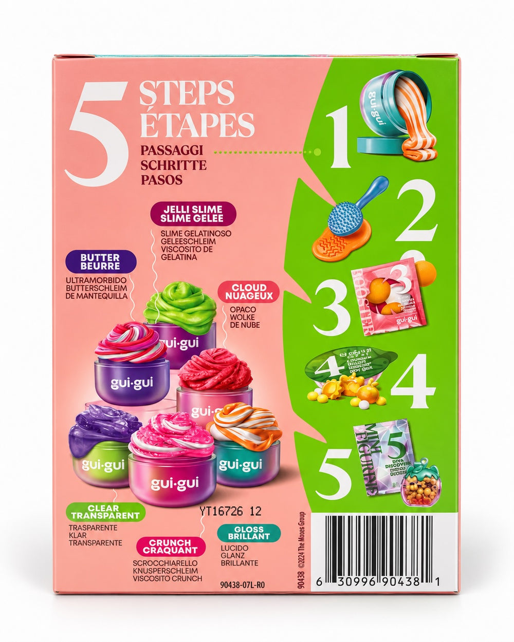 Kit de slime fruity glow edit six textures Gui-Gui Mlle et Coco
