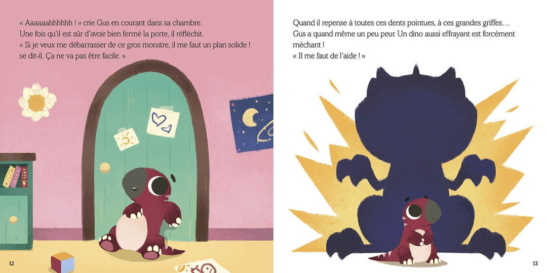 livre Gus ne veut pas de dino-sitter! Auzou 