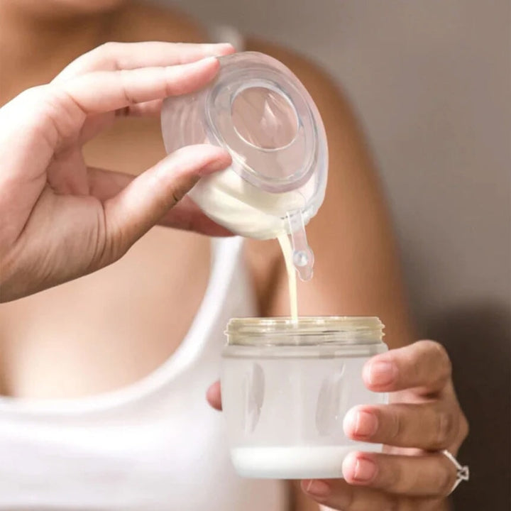 Tire-lait portable en silicone coquillage Mlle et Coco