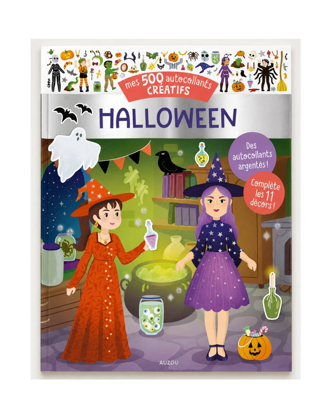 Mes Autocollants Créatifs Halloween Auzou éditions Mlle et Coco