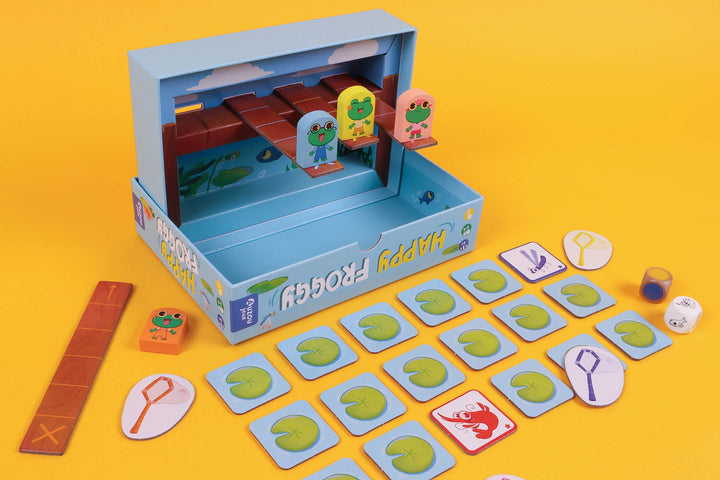 Jeu de société Happy froggy Auzou Mlle et Coco