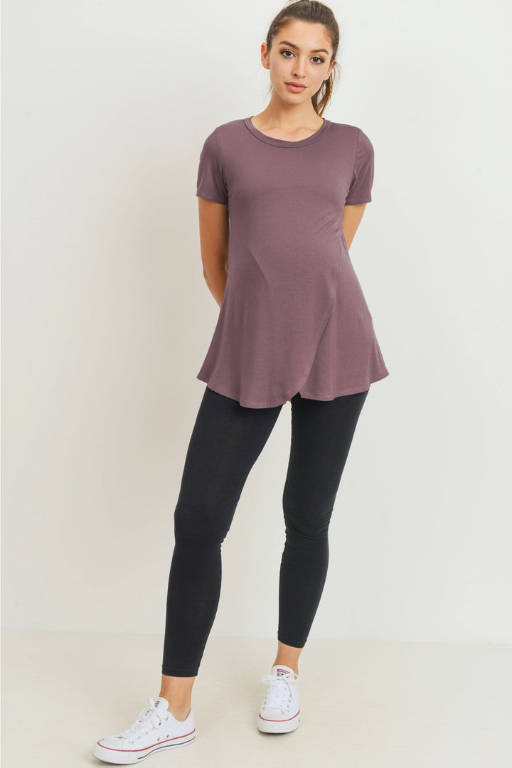 chandail allaitement mauve Hello Miz Mlle et Coco