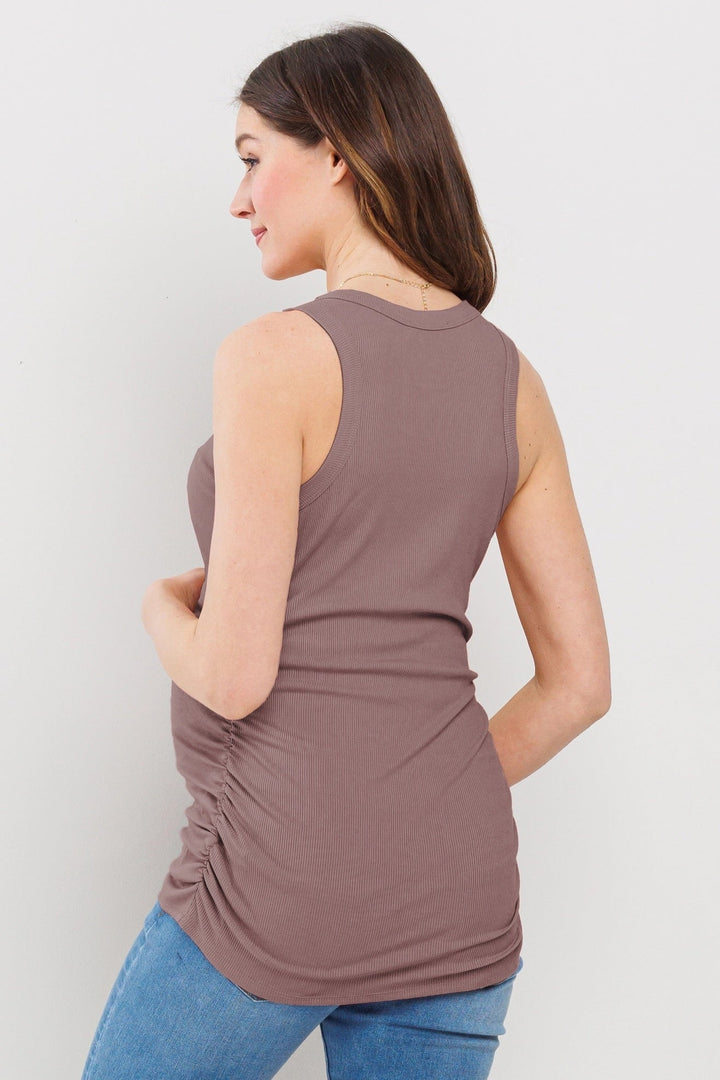 camisole maternité mauve foncé Hello Miz Mlle et Coco