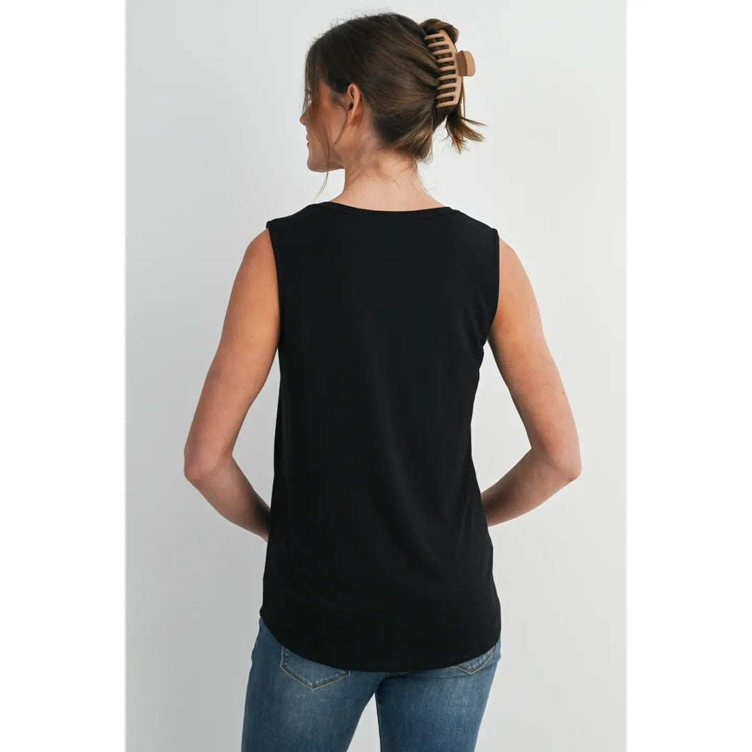 camisole débardeur maternité noir Hello Miz Mlle et Coco