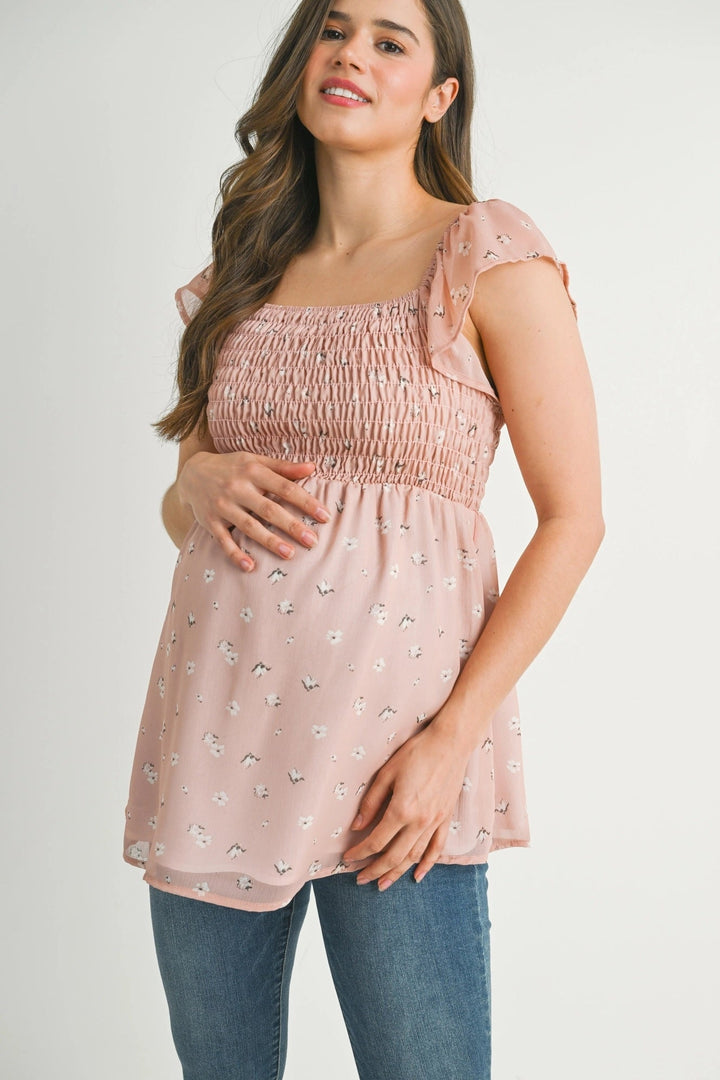 haut maternité rose poudre Hello Miz Mlle et Coco