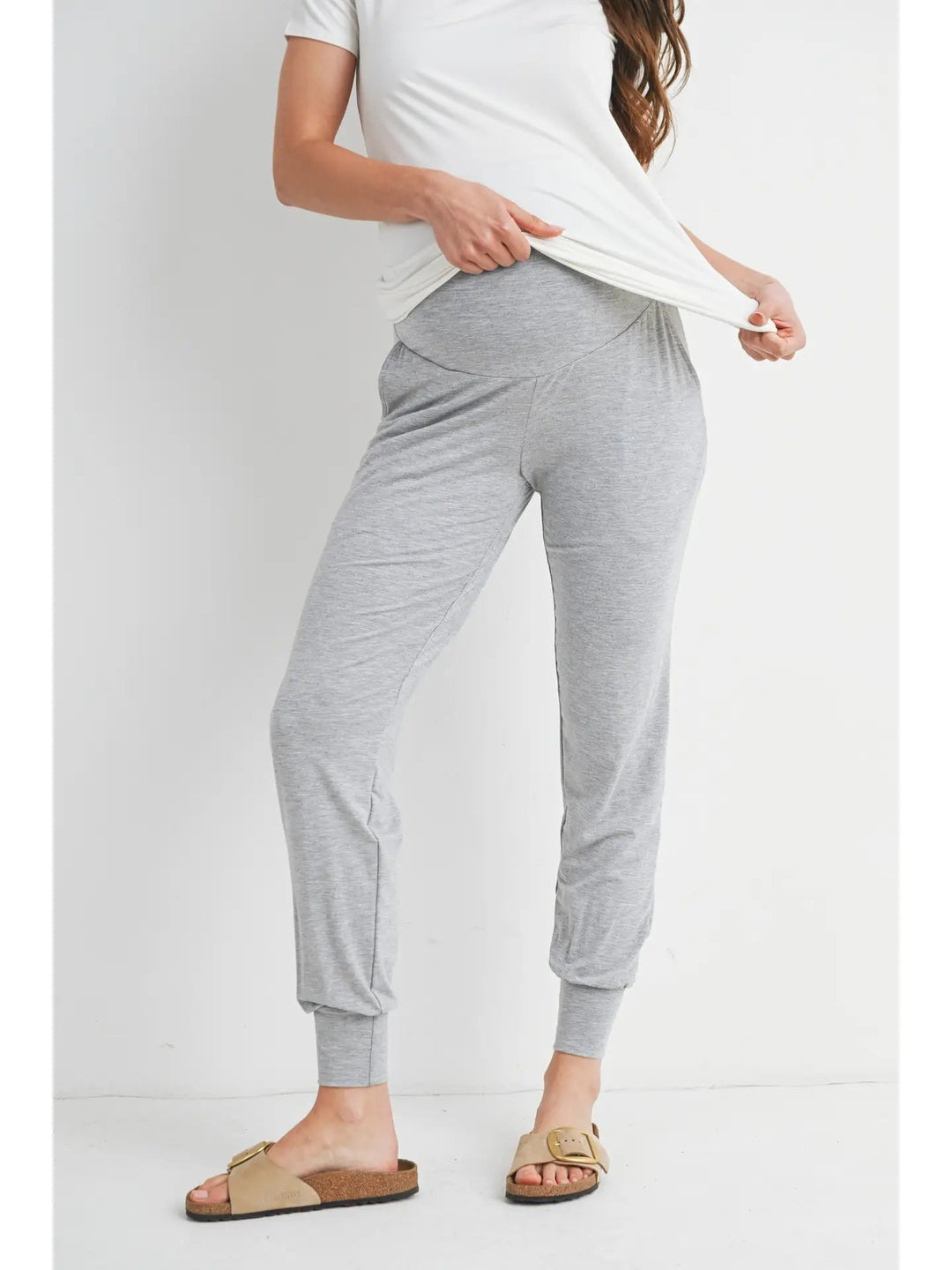 pantalon jogging maternité gris Hello Miz Mlle et Coco