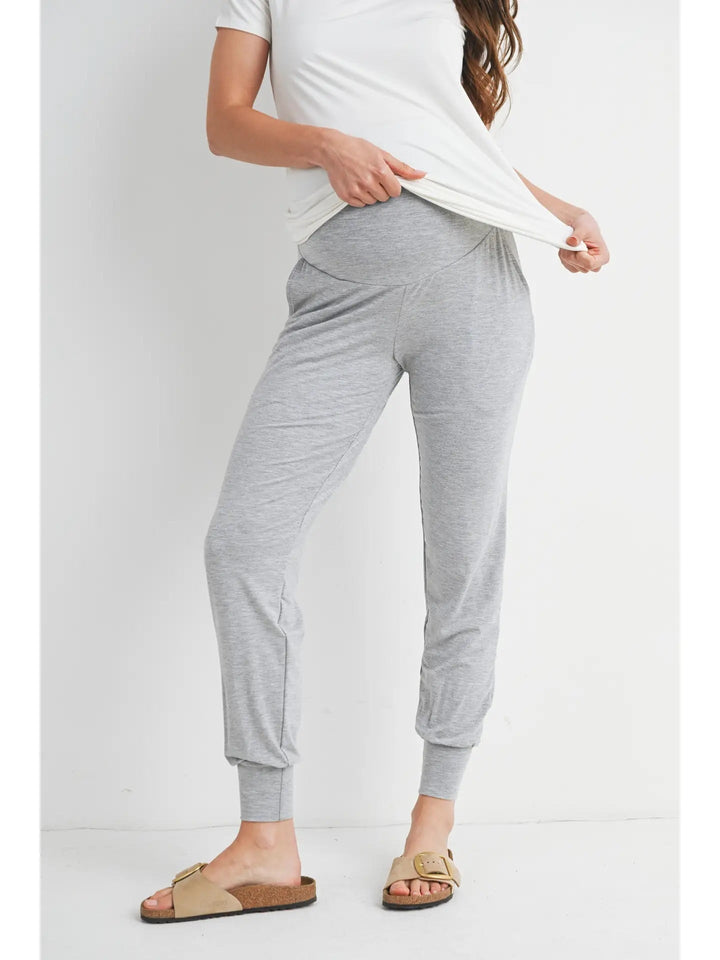 pantalon jogging maternité gris Hello Miz Mlle et Coco