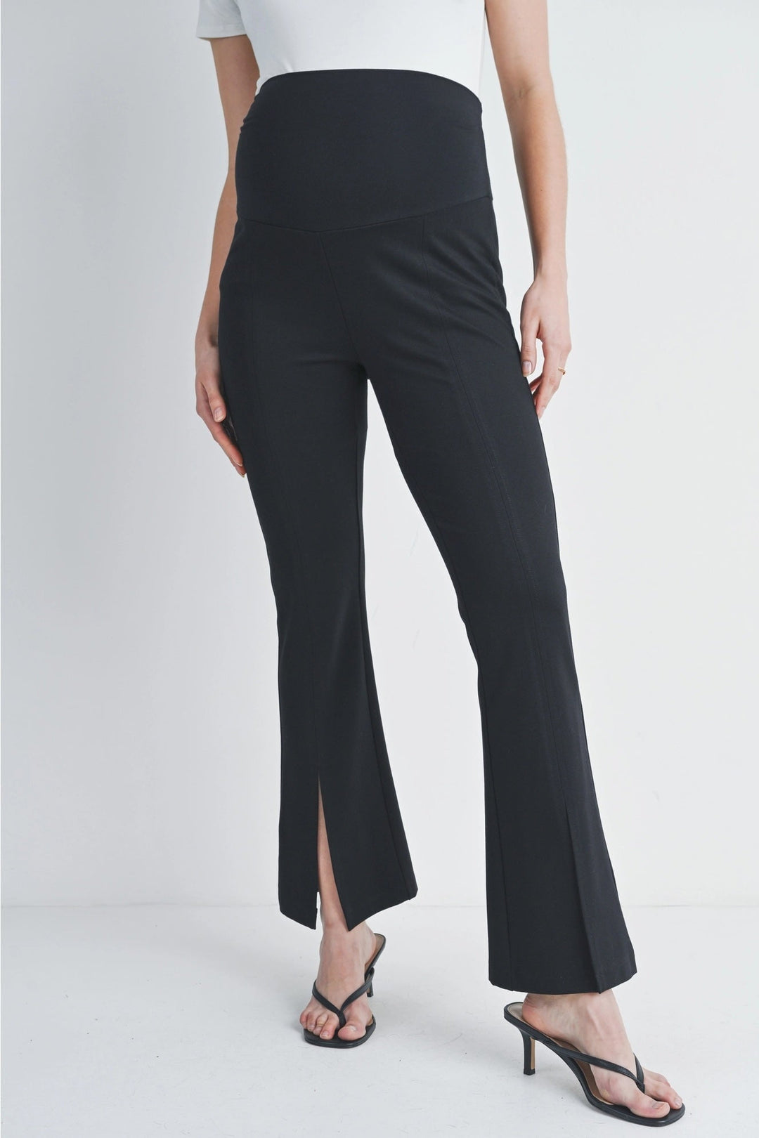 pantalon noir évasé Hello Miz Noir Mlle et Coco