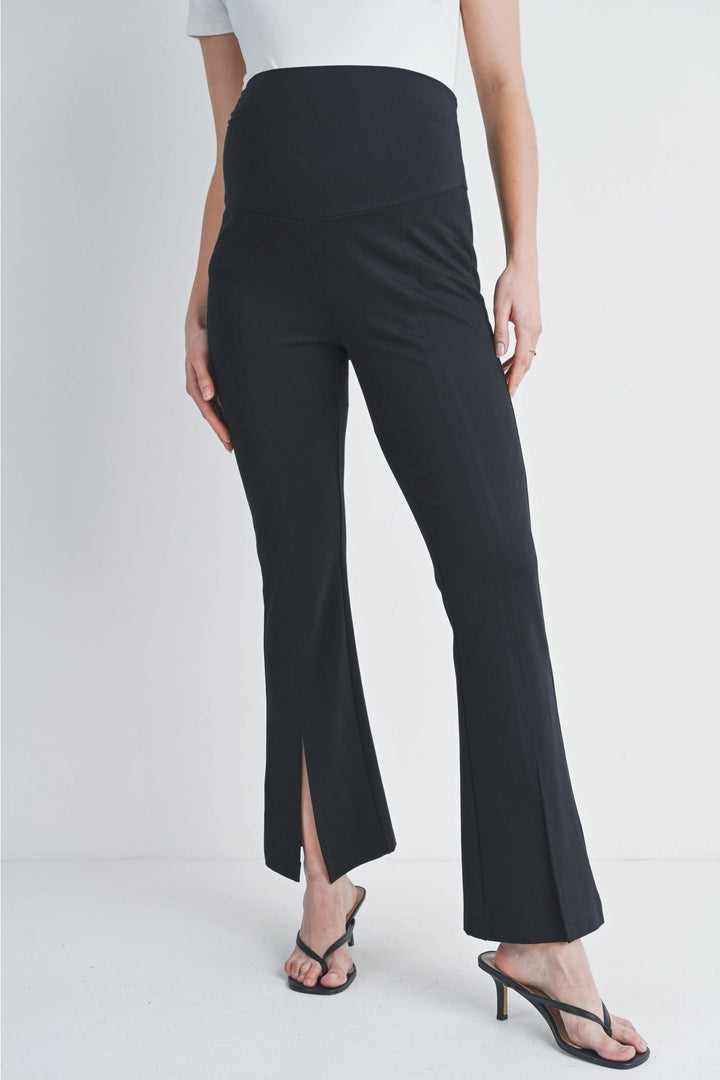 pantalon noir évasé Hello Miz Noir Mlle et Coco