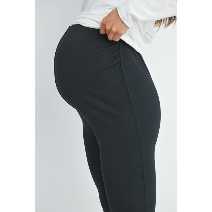 pantalon maternité taille élastique noir Hello Miz Mlle et Coco