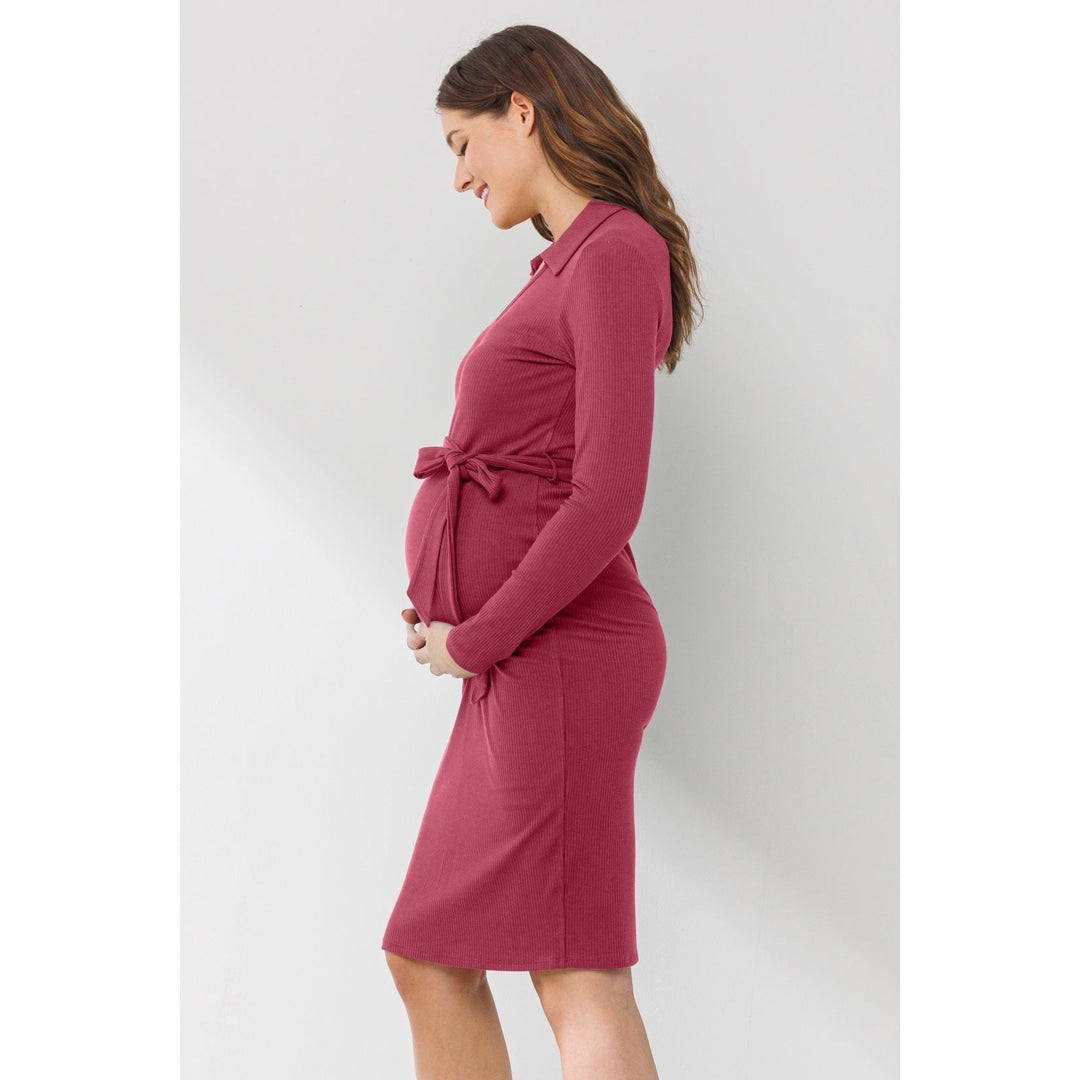 robe maternité baie manches longues Hello Miz Mlle et Coco