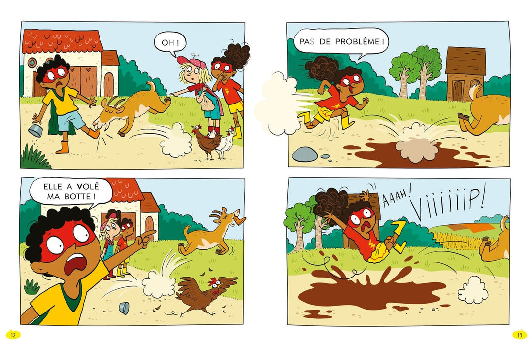 Livre Les héros de 1re année La classe verte Auzou Mlle et Coco