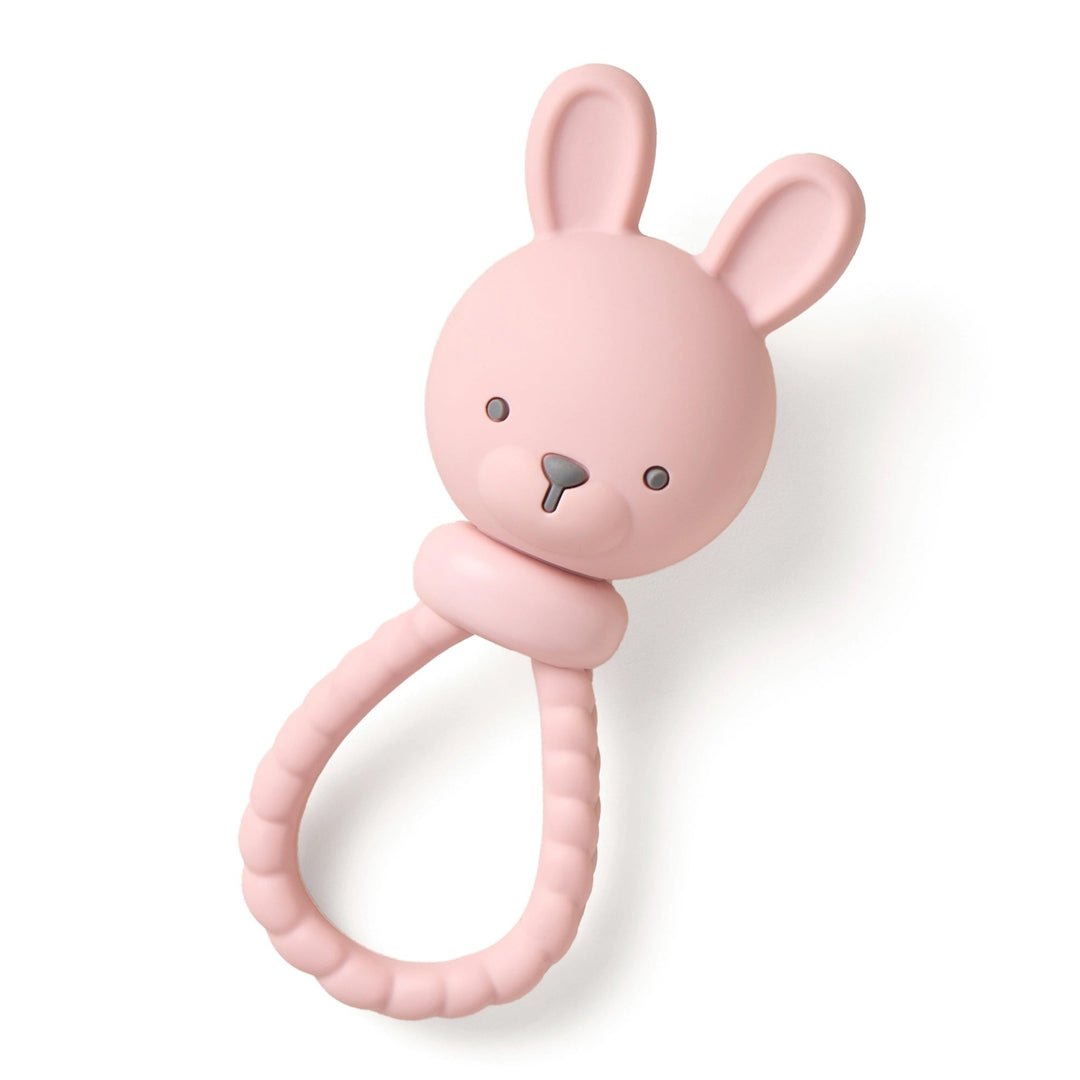 hochet jouet lapin rose Itzy Ritzy dentition Mlle et Coco