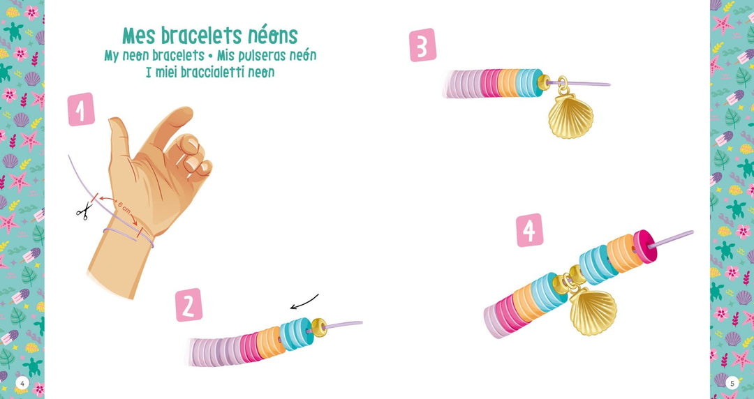 Bricolage Bracelets Holidays Auzou Édition Mlle et Coco