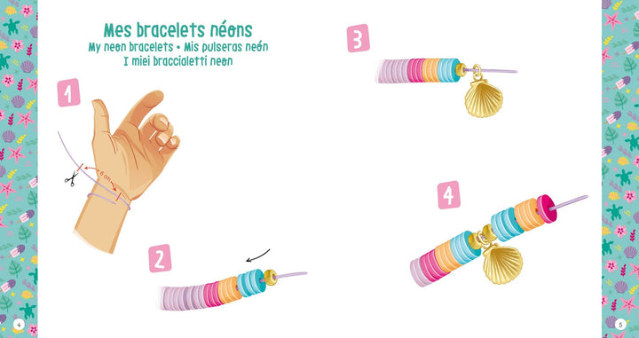 Bricolage Bracelets Holidays Auzou Édition Mlle et Coco