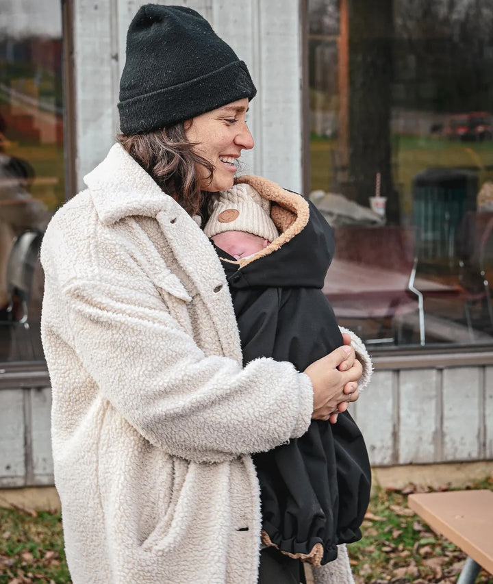 Housse-Poncho 3 en 1 pour bébé et enfant 6 ans et + Noir Gustine Mlle et Coco