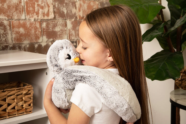 Pax le pingouin peluche lestée hugarounds Huggimals Mlle et Coco