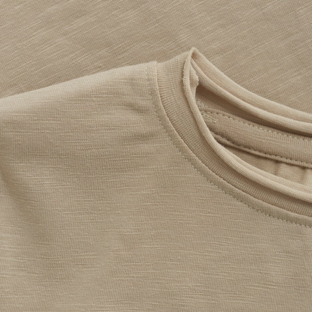 Chandail à manches courtes beige crème irlandaise Huttelihut Mlle et Coco