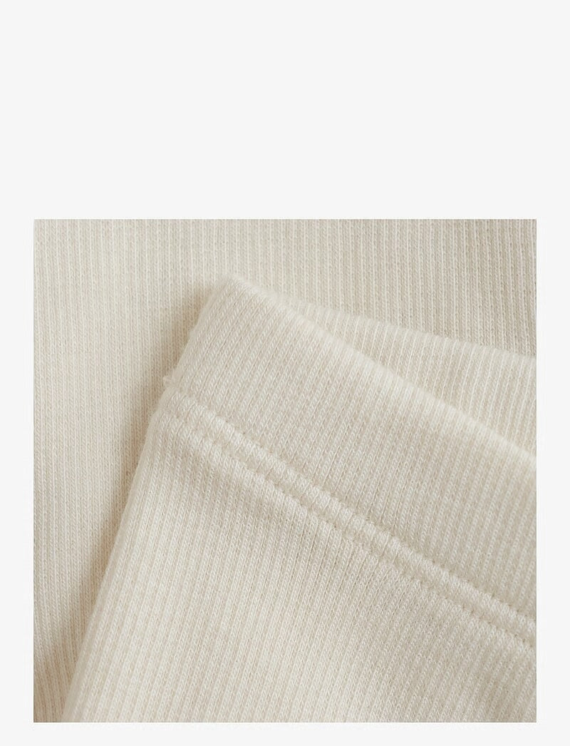Legging côtelé en coton tencel ivoire Huttelihut Mlle et Coco