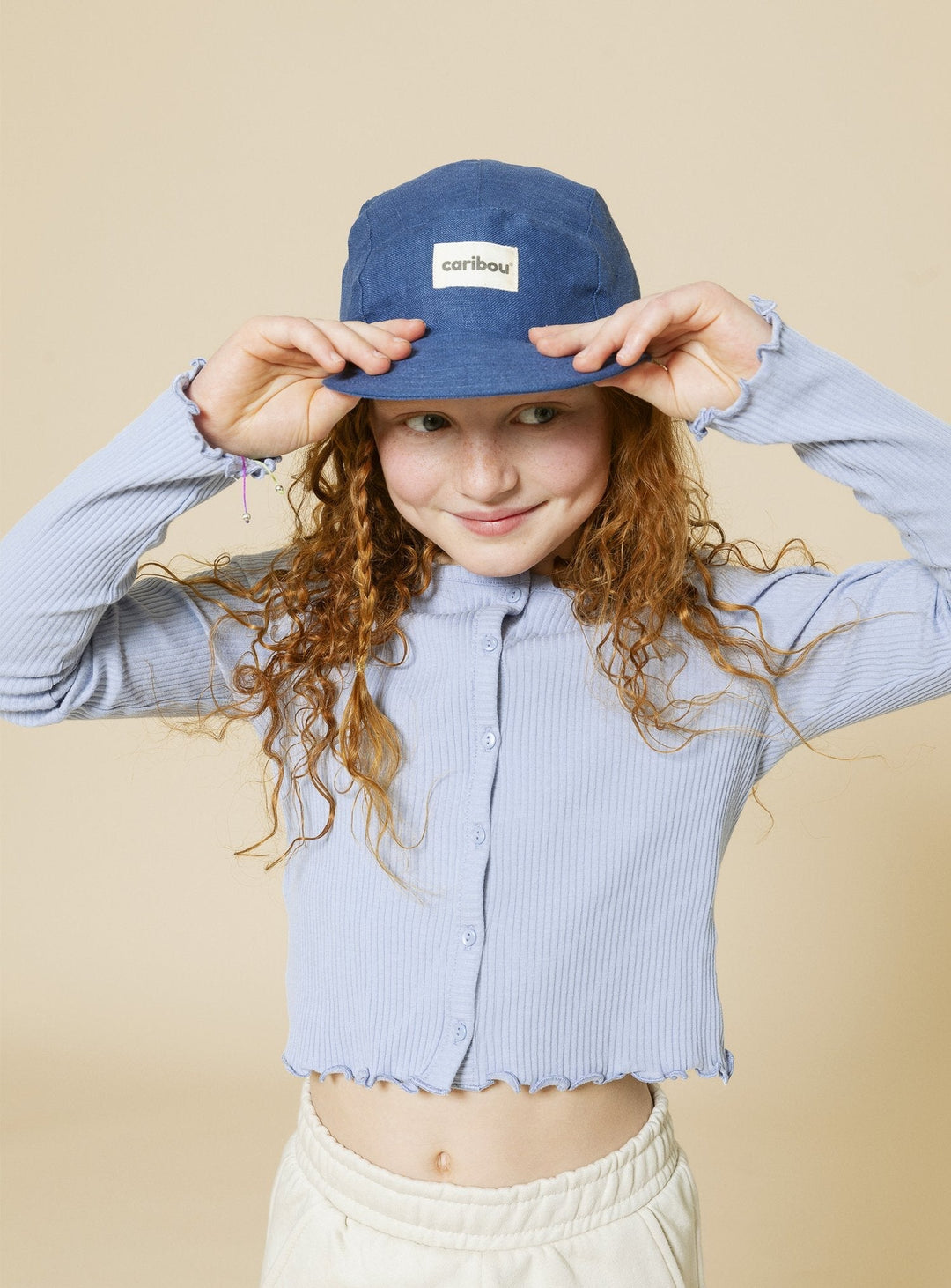 casquette caribou indigo Lin accessoire été protection soleil
