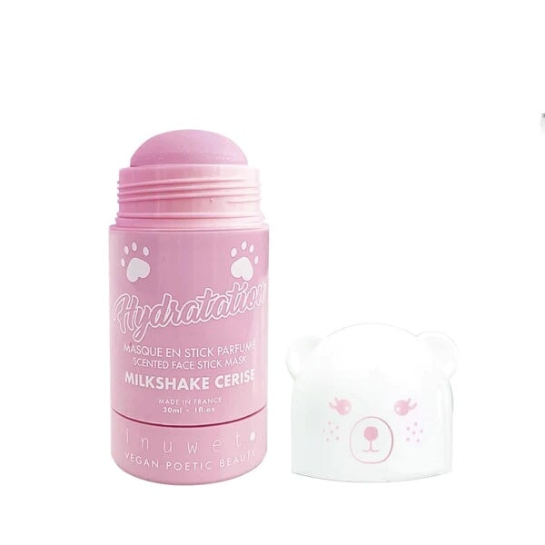 masque visage en bâton milkshake cerise cosmétique enfant vegan