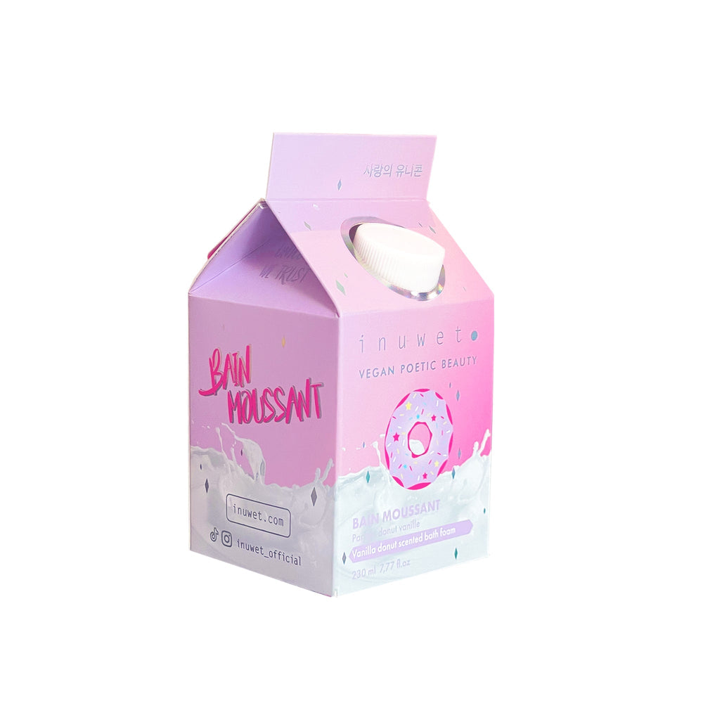 bain moussant beigne vanille Inuwet Mlle et Coco