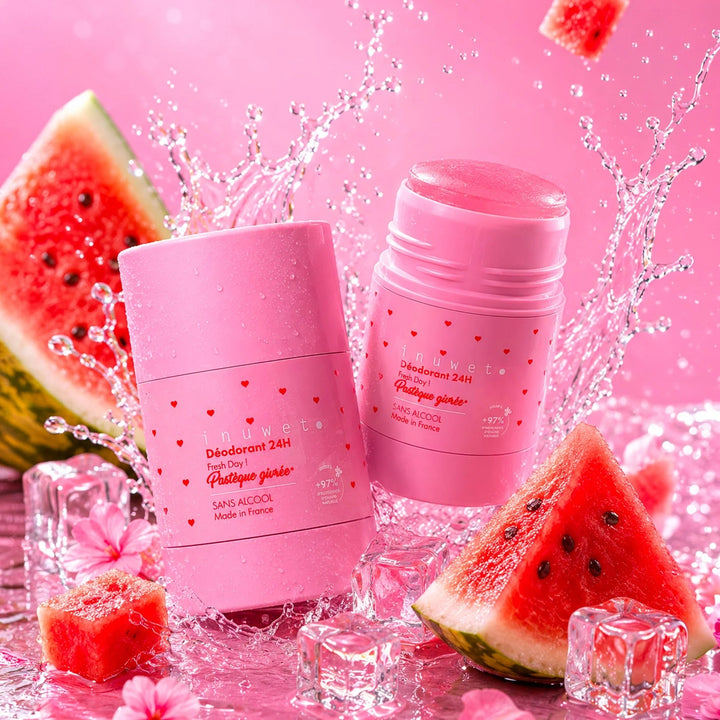 Déodorant fresh day Pastèque givrée Inuwet Mlle et Coco