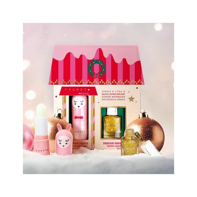 Coffret maison juliette baume et vernis Inuwet vegan Mlle et Coco